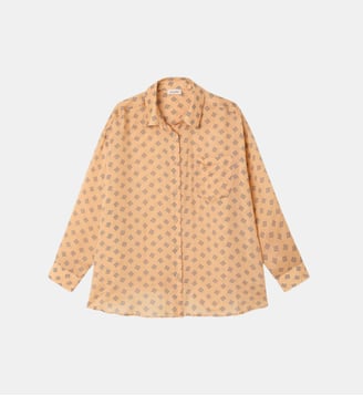 Chemise ample imprimée - American Vintage - Jaune
