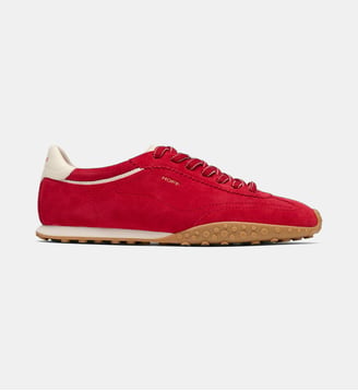 Baskets basses Bridge en cuir - Hoff - Rouge