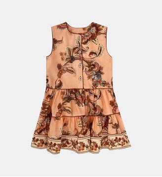 Robe à volants imprimée - Zimmermann - Multicolore