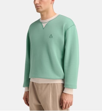 Sweat droit Miker coton  - Isabel Marant - Vert clair