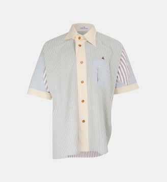 Chemise à manches courtes Asymmetric Collar - Vivienne Westwood - Pastel