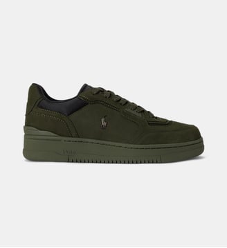 Baskets Open Masters en nubuck - Polo Ralph Lauren - Kaki