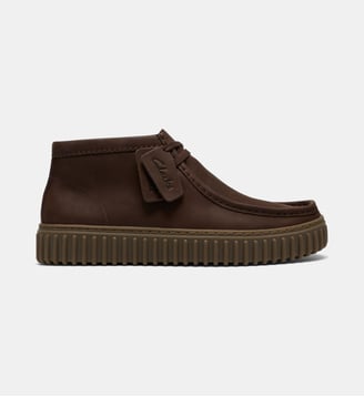 Derbies Torhill Hi en cuir - Clarks - Marron