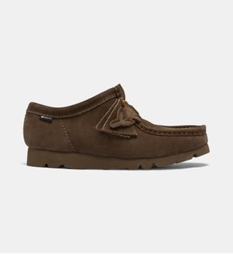 Derbies Wallabee GTX en cuir - Clarks - Olive