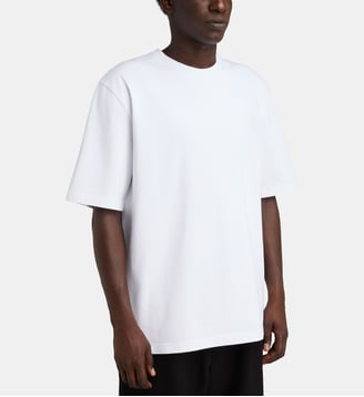 T-shirt droit signature coton - Marni - Blanc