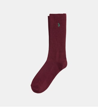 Chaussettes de sport en coton mélangé - Polo Ralph Lauren - Bordeaux