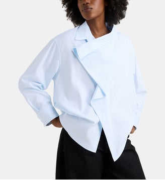 Chemise asymétrique Bella - Margaux Lonnberg - Blue