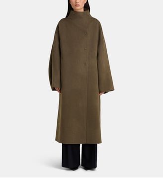 Manteau long Jasper laine - Margaux Lonnberg - Tobaco