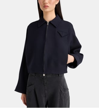 Veste courte droite Saul - Margaux Lonnberg - Navy