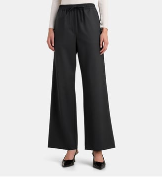 Pantalon élastique Gerry laine vierge - Margaux Lonnberg - Black