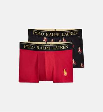 Lot de 2 boxers en coton stretch signature - Polo Ralph Lauren - Multicolore