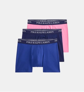Lot de trois boxers coton stretch - Polo Ralph Lauren - Multicolore