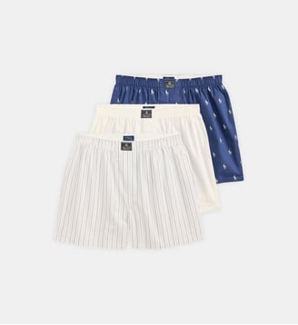 Lot de trois caleçons en coton - Polo Ralph Lauren - Multi blanc