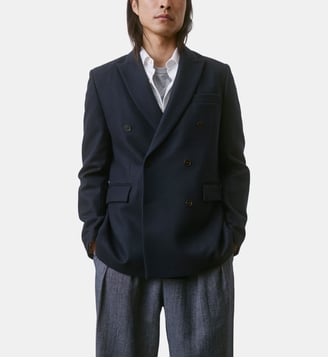 Blazer croisé Philippe - Figaret - Marine