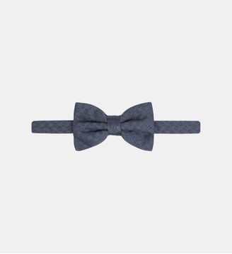 Nœud papillon en soie - Figaret - Bleu