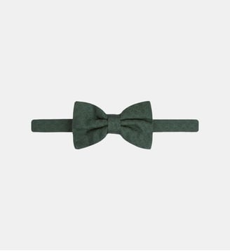 Nœud papillon en soie - Figaret - Vert foncé