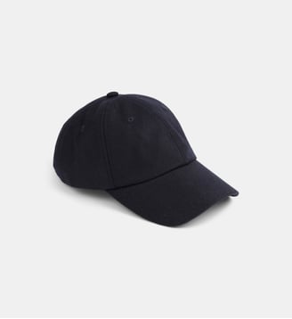 Casquette en laine et cachemire - Figaret - Marine