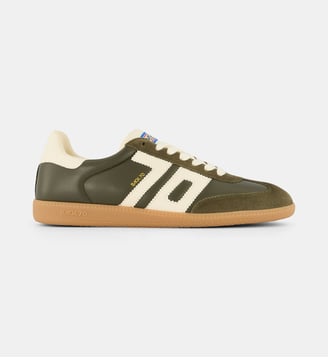 Baskets basses Spongy Nappa - Back 70 - Olive