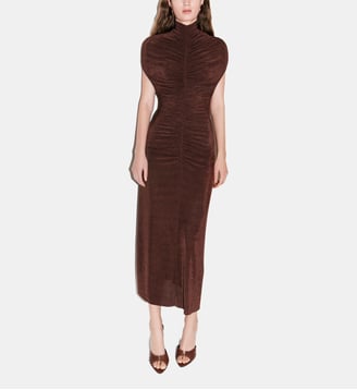 Robe longue Priscilla - Anna October - Brown