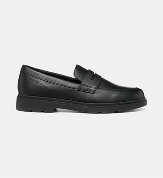 Mocassins classic en cuir - Geox - Noir