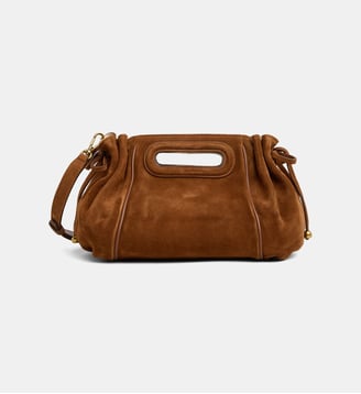Sac à main Mini Dany cuir velours  - Gerard Darel - Fauve