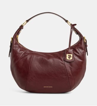 Sac demi lune Luna cuir - Gerard Darel - Bordeaux