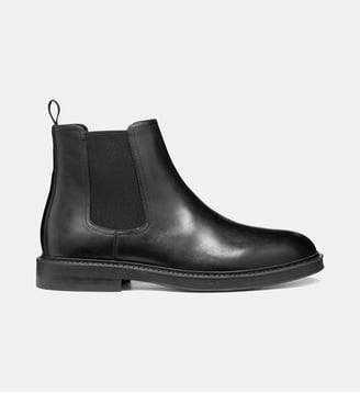Bottines Chelsea classic en cuir - Geox - Noir