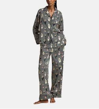 Pyjama droit Polo Bear - Polo Ralph Lauren - Noir et vert