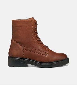 Bottines Combat Boots Basic - Geox - Marron