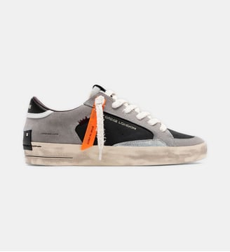 Baskets basses Mixmat signature - Crime London - Blanc et gris