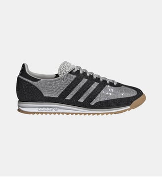 Baskets basses Sl 72 en cuir - Adidas Originals - Argent et noir