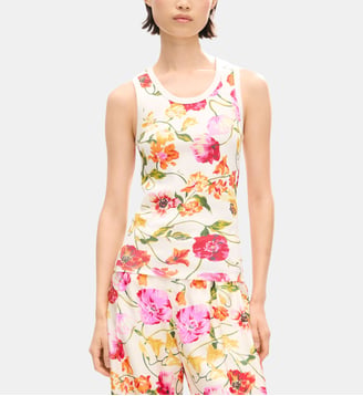 Débardeur Wildflower - Kenzo - Écru et multicolore