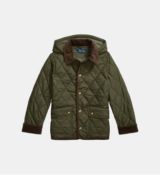 Manteaux droit matelassé - Polo Ralph Lauren - Vert olive