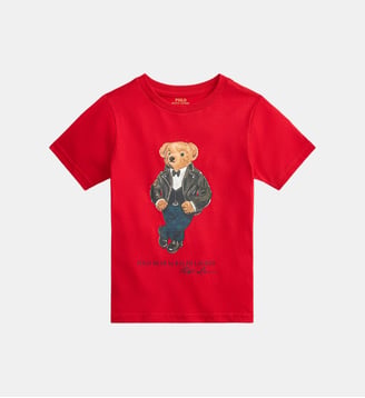 T-shirt Polo Bear - Polo Ralph Lauren - Rouge