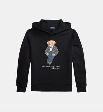 Sweat à capuche Polo Bear en molleton - Polo Ralph Lauren - Noir