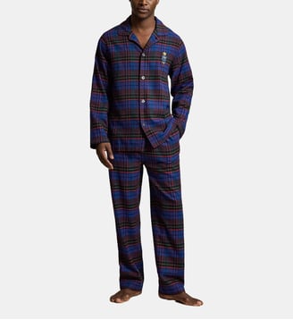 Pyjama Polo Bear en flanelle écossaise signature - Polo Ralph Lauren - Multicolore