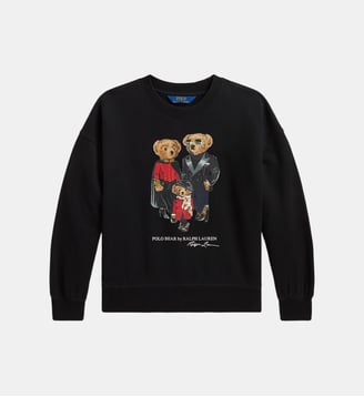 Sweat famille Polo Bear - Polo Ralph Lauren - Noir