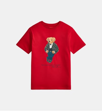 T-shirt Polo Bear jersey de coton - Polo Ralph Lauren - Rouge