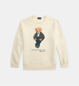 Sweat Polo Bear en molleton - Polo Ralph Lauren - Écru