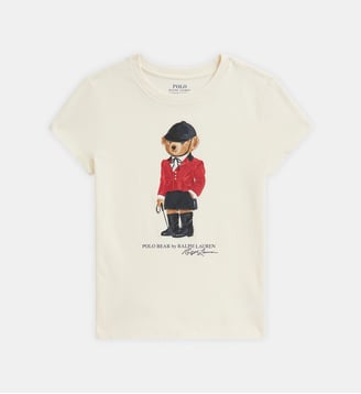 T-shirt Polo Bear en coton - Polo Ralph Lauren - Écru