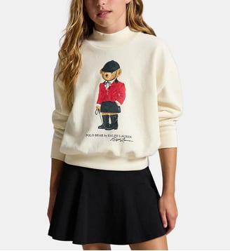 Sweat ample Polo Bear en molleton - Polo Ralph Lauren - Écru