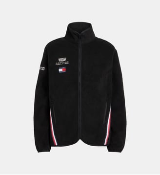 Veste zippée Replica Fleece - Tommy Hilfiger - Noir
