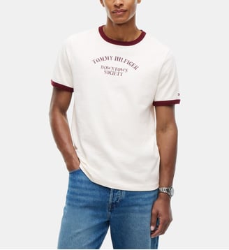 T-shirt Varsity - Tommy Hilfiger - Écru