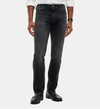 Jean Denton slim droit délavé - Tommy Hilfiger - Gris