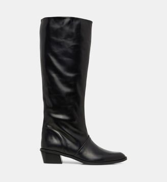 Bottes cavalières Sarah cuir - Augusta - Black