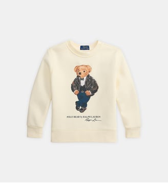 Sweat Polo Bear en molleton - Polo Ralph Lauren - Écru