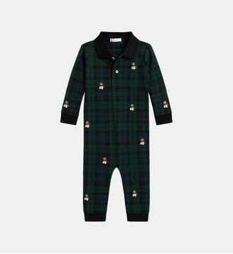 Combinaison en piqué de coton - Polo Ralph Lauren - Vert foncé