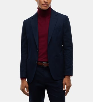 Blazer structuré - Tommy Hilfiger - Bleu marine
