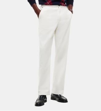 Pantalon Dover en velours coupe droite - Tommy Hilfiger - Écru