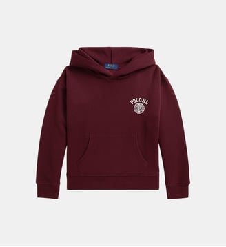 Sweat à capuche Big Fit en molleton - Polo Ralph Lauren - Bordeaux
